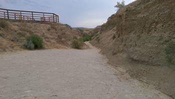 The Red Gulch Dinosaur Tracksite, near Shell, WY.