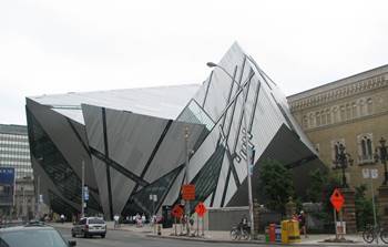Exterior, Royal Ontario Museum, Toronto, Ontario.