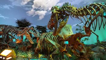 The "Dinosphere" at the Children's Museum of Indianapolis, Indianapolis, IN.