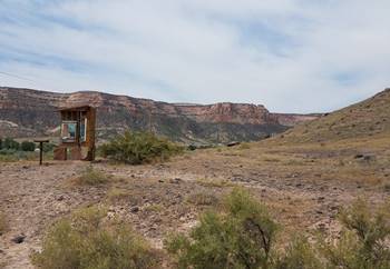 Riggs Hill (Right), in Redlands, Colorado is the site where Elmer Riggs of The Field Museum unearthed the dinosaur that he named Brachiosaurus.  Photo credit: John Gnida